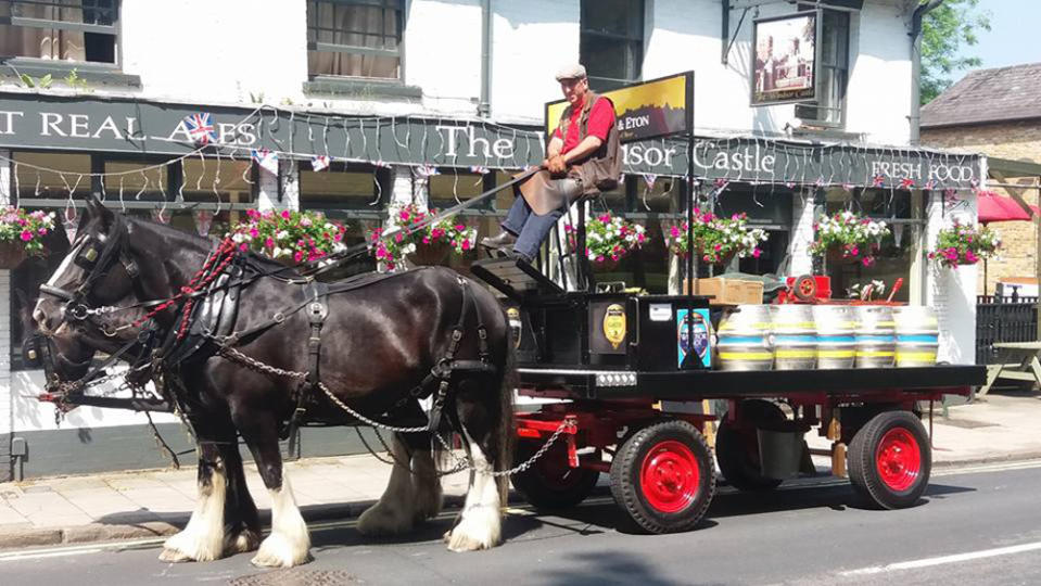 Windsor & Eton Brewery's cart.