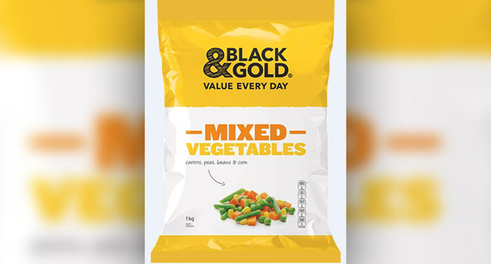 Black and Gold Mixed vegetables recalled amid listeria contamination fears. 