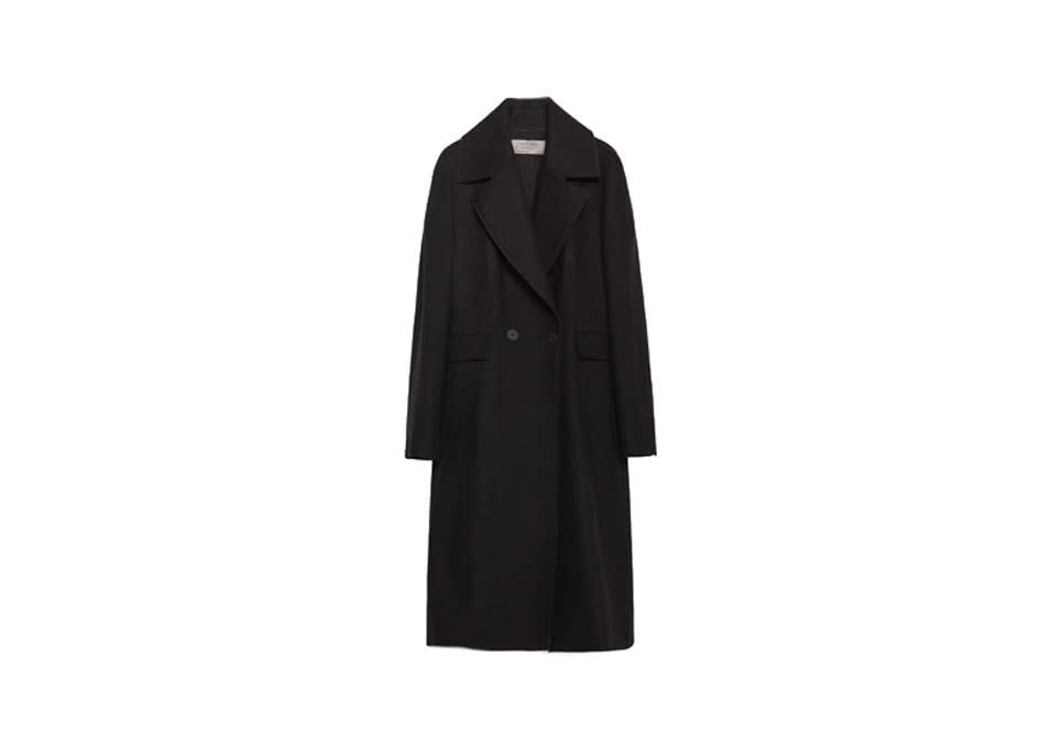Zara Long Wool Lapel Coat, $69.99, zara.com