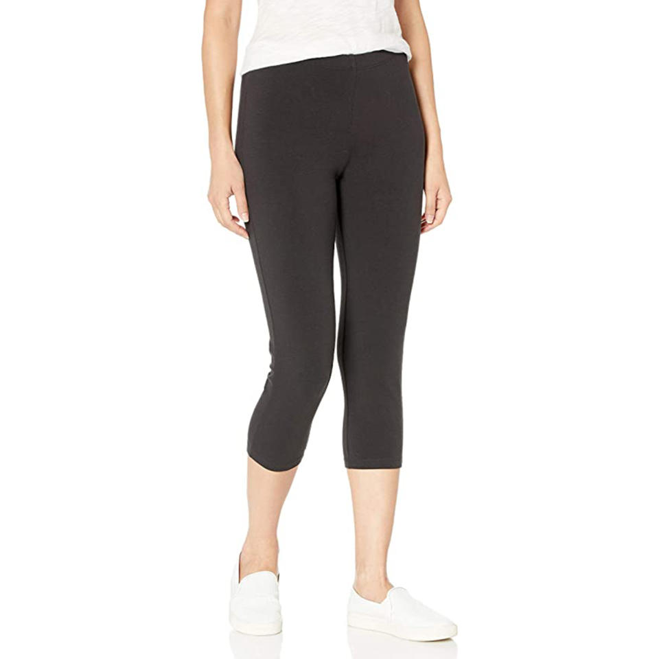 Best Cropped Option: Hanes Women's Stretch Jersey Capri