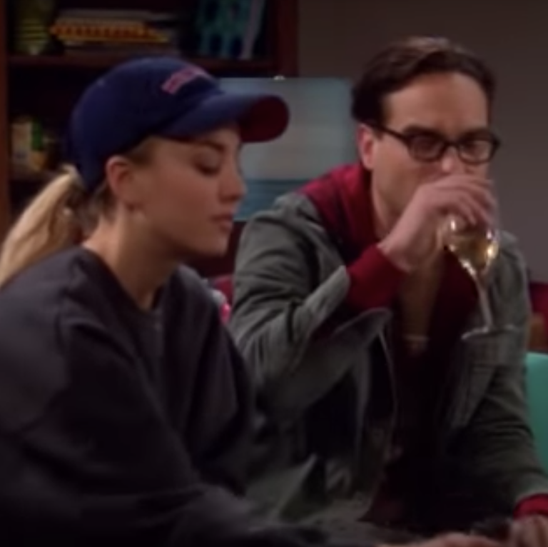 The wine storyline in 'The Big Bang Theory'