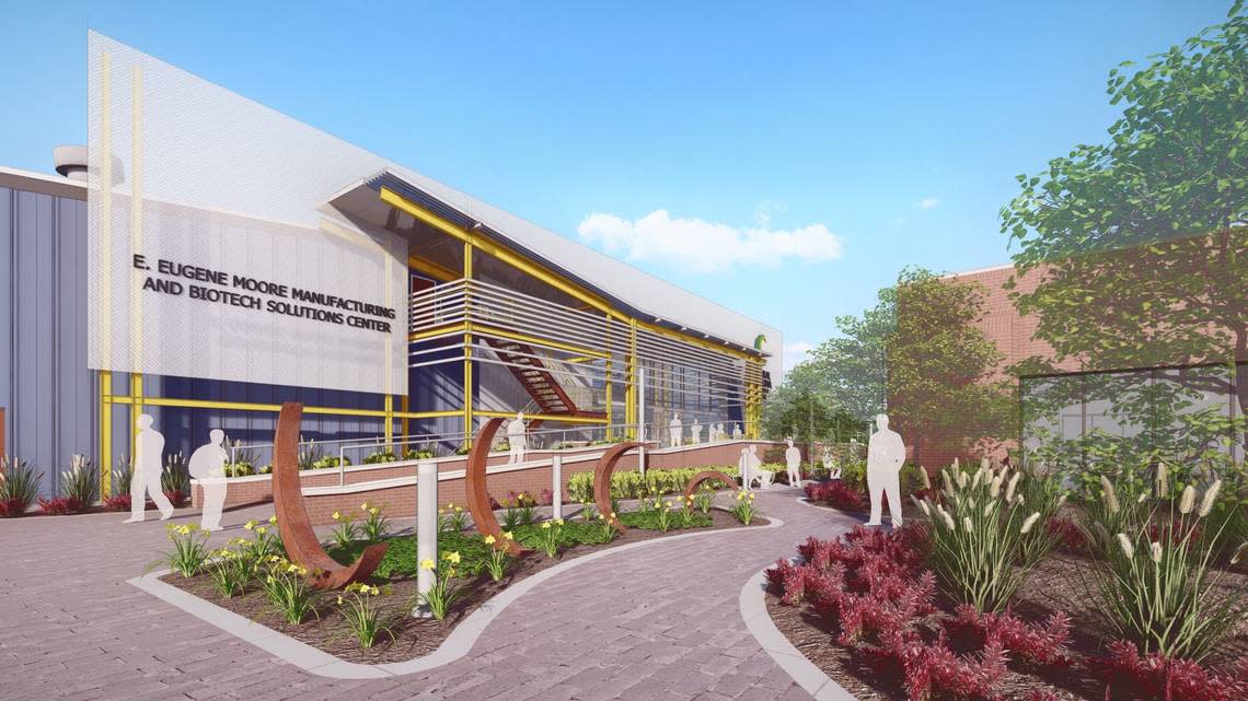 Central Carolina Community Center will set aside 30,000 square feet for automaker VinFast in the E. Eugene Moore Manufacturing and Biotech Solutions Center in Sanford. The center, being created in a former auto parts factory, will be the largest in the state for workforce development programs.