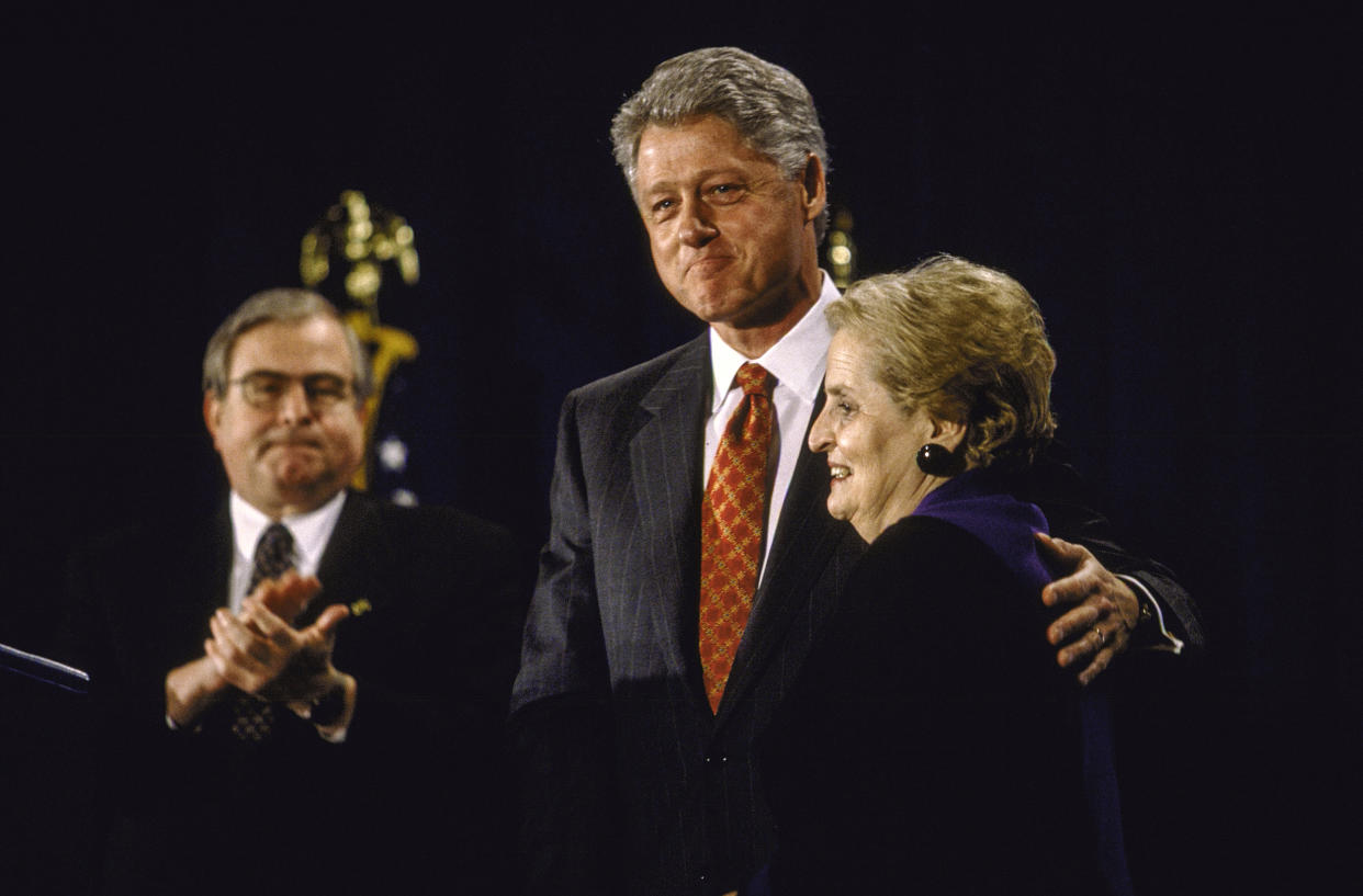 William J. Clinton;Sandy Berger;Madeleine K. Albright (Cynthia Johnson / Getty Images file)