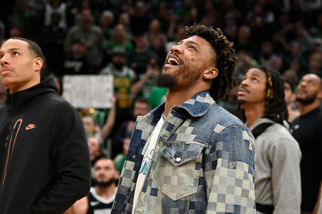 On Marcus Smart's emotional homecoming to TD Garden, Boston Celtics - Yahoo  Sports