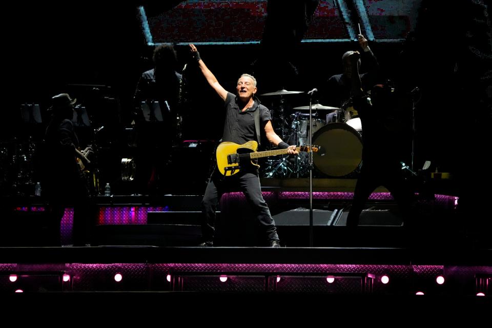 Bruce Springsteen is shown at MetLife Stadium, in East Rutherford. Wednesday, August 30, 2023