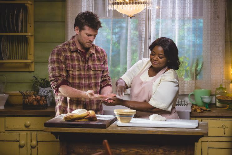 Sam Worthington and Octavia Spencer co-star in <em>The Shack</em>. (Photo: Jake Giles Netter/Summit Entertainment/courtesy of Everett Collection)