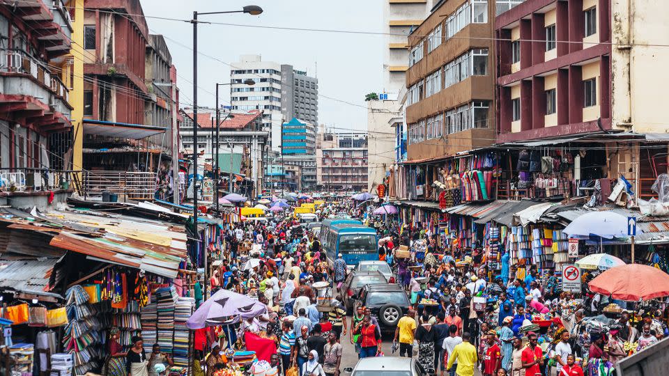 Guinness is widely consumed in Nigeria, including the capital, Lagos. - peeterv/iStockphoto/Getty Images