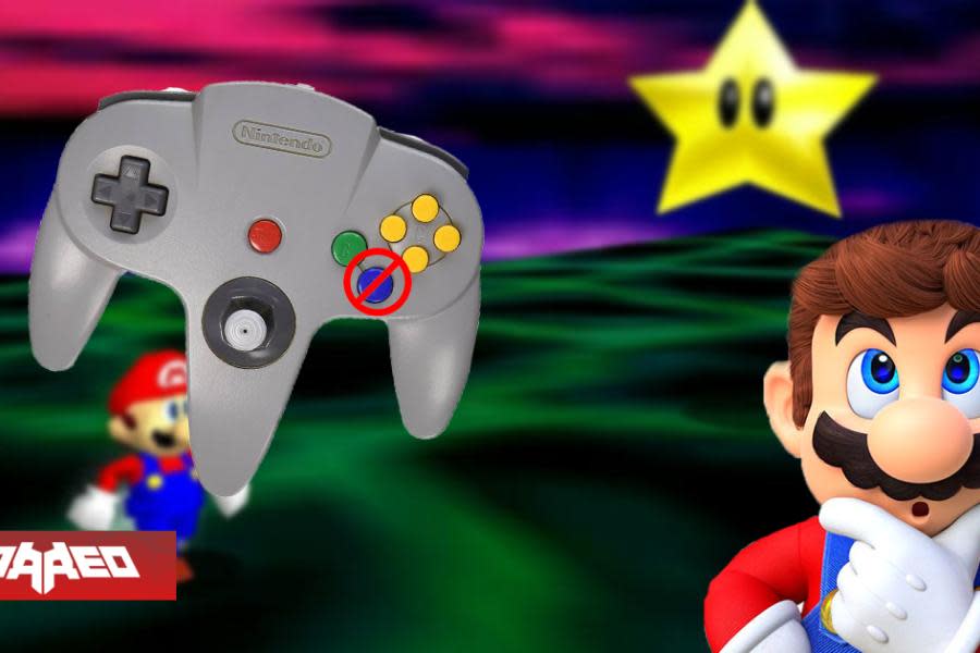 Jugador por primera vez en 28 años logra terminar Super Mario 64  sin utilizar ninguna vez el botón A en solo 86 horas