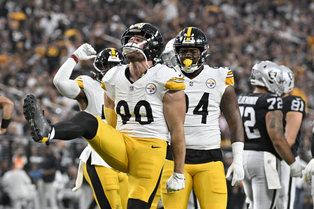 Pickett passes for 2 touchdowns as Steelers top Raiders 23-18