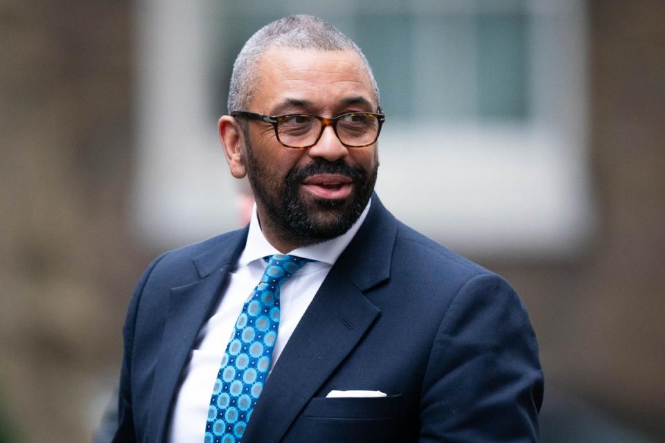 Home Secretary James Cleverly is working to proscribe Terrorgram (James Manning / PA)