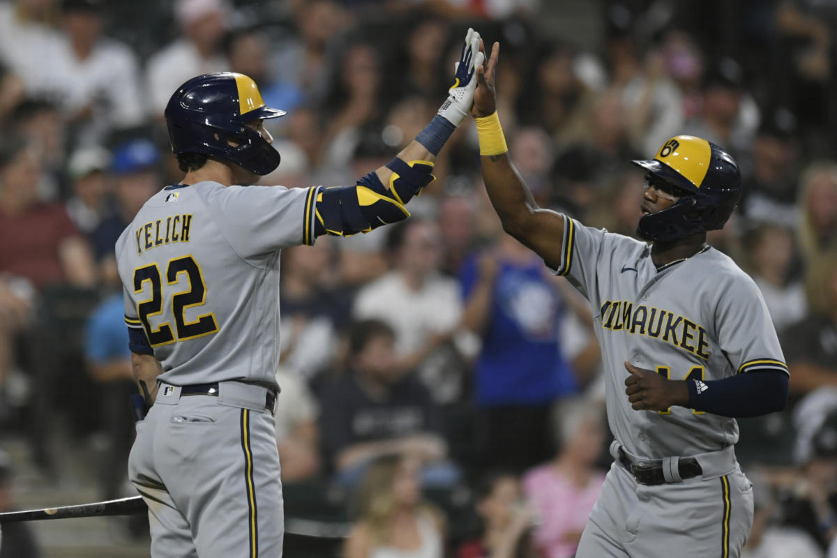 Brewers' Freddy Peralta leaves start early due to shoulder fatigue - NBC  Sports