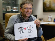 "Online-Communities werden nicht durch euren Wohnort, sondern viel mehr durch eure Interessen beeinflusst." Bill Gates prognostizierte also auch, dass sich Online-Communities stärker auf spezifische Themen spezialisieren. Die Online-Plattform Reddit geht diesbezüglich mit gutem Beispiel voran. (Bild-Copyright: thisisbillgates/Imgur)