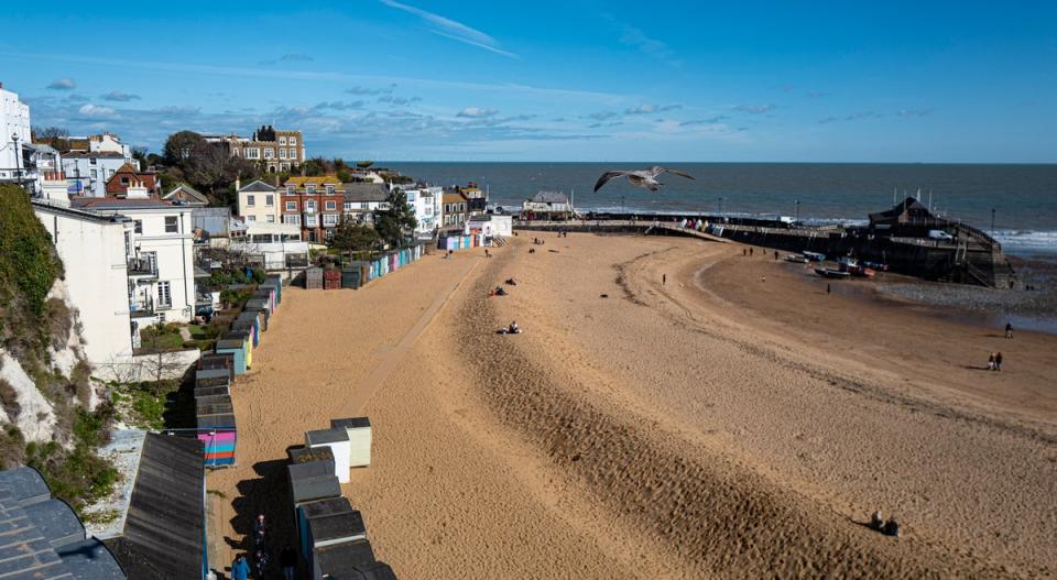 A view of Viking Bay in Broadstairs (Daniel Hambury/Stella Pictures Ltd)