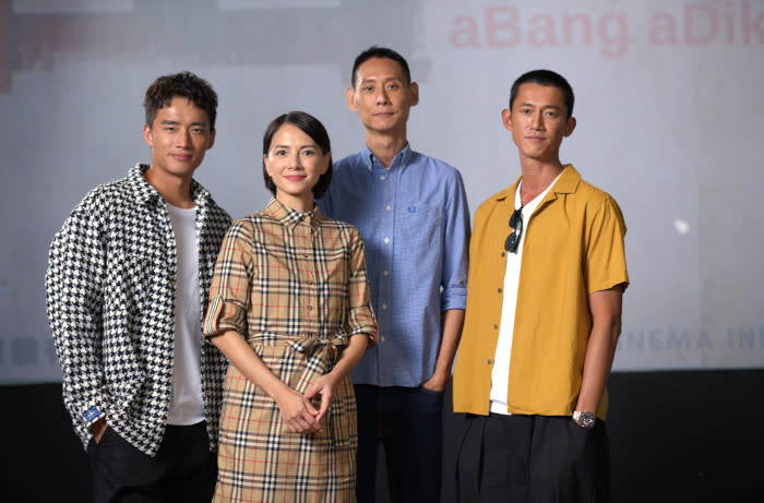 Jack and Wu Kang-ren with producer Angelica Lee and director Jin Ong 