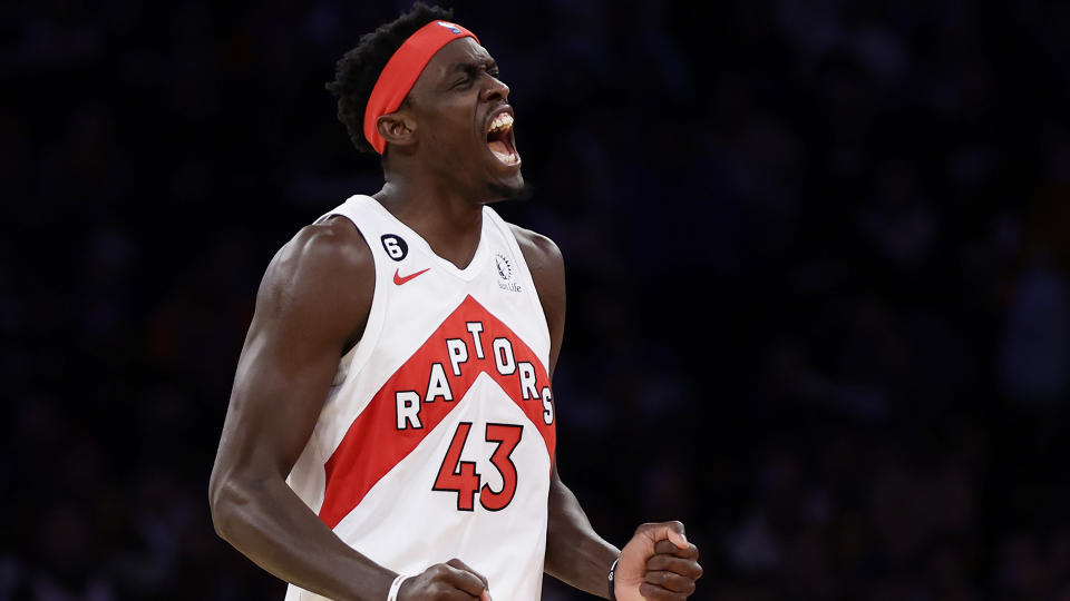 Toronto Raptors forward Pascal Siakam (43) will be an All-Star after all. (AP Photo/Adam Hunger)