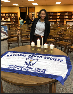 Shye Robinson was a member of the National Honor Society at Northrop High in Fort Wayne.