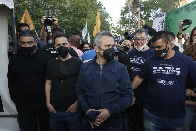 Plaza de Mayo.
Acto por el 17 de octubre.
