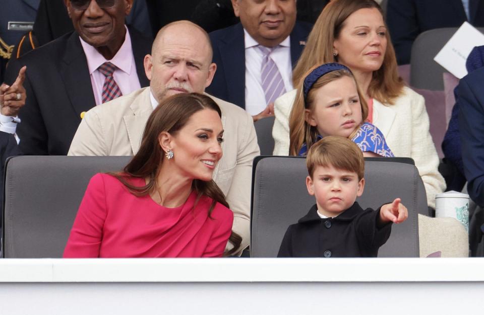 The duchess opted for minimal makeup (AP)