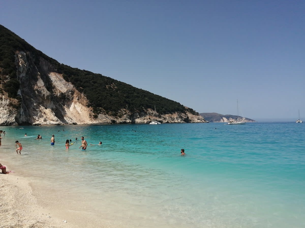 Myrtos Beach, Kefalonia (Lucy Thackray)