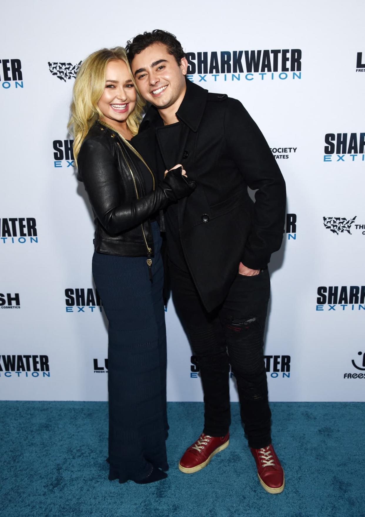 Hayden Panettiere et son frère Jansen, lors d'un avant-première à Hollywood le 31 janvier 2019. - Amanda Edwards - AFP