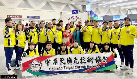 克拉術亞洲錦標賽台灣代表隊榮獲一金一銀四銅的好成績，其中臺南選手許彙莛拿下女子組48公斤級銅牌佳績。（記者李嘉祥翻攝）
