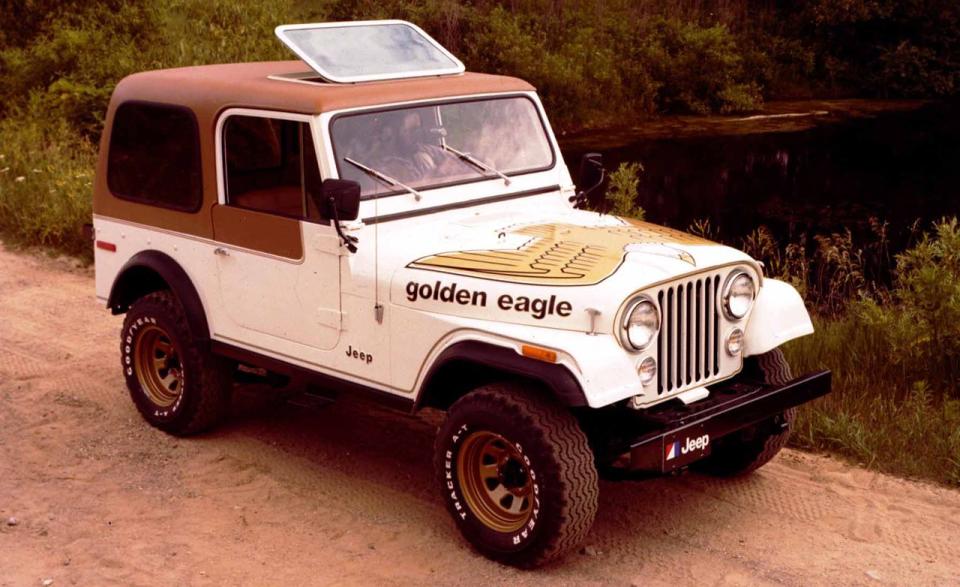 <p>Jeep was feeling the heat from its rivals to offer a longer version of the classic Jeep CJ. So, in the late 1970s, engineers stretched the CJ’s wheelbase by 10 inches to create the CJ-7. The CJ-7’s longer, slightly wider chassis was now fully boxed; these improvements made it much more stable and better handling on the road and trail. Jeep fans could now, finally, load a CJ with both people and gear for a backcountry adventure. And many four-wheelers preferred the CJ-7’s wheelbase to the shorter CJ-5 for most off-road trails. The CJ-7 debuted with Jeep’s then-new all-wheel drive system, called Quadra-Trac, and could be optioned with a 304-cid V-8 and a heavy-duty GM-built TH-400 automatic. The most desirable combination of early CJ-7 parts was the V-8 model backed by the heavy-duty T-18 four-speed manual. The CJ-7 was available as a softtop or with a fiberglass hardtop with metal doors-a first for the CJ. This combination provided a much quieter and more refined Jeep experience. In 1982 the CJ-7 used a wider track for increased stability and finally offered a five-speed overdrive manual transmission as well as a new standard 105-hp four-cylinder engine. The V-8 was long gone at that point and most Jeeps left the factory with the largest engine-a 4.2-liter inline six with just 115 horsepower. None of these powertrain combinations made for a particularly quick machine.<br><br></p><p>The CJ-7 benefits from a wildly rabid fanbase of Jeep loyalists. And virtually any custom touch one could imagine exists for the CJ-7, from full engine and drivetrain swaps to completely new bodies made from aluminum or fiberglass. And parts houses like <a rel="nofollow noopener" href="http://www.omix-ada.com" target="_blank" data-ylk="slk:Omix-ADA;elm:context_link;itc:0;sec:content-canvas" class="link ">Omix-ADA</a> sell just about everything you’d need to rebuild a CJ-7. Despite the legendary Jeep name and the enthusiasm for building these vehicles for trail use, CJ-7 values aren’t nearly as strong as those for Toyota FJs or early Ford Broncos. One of the rarest and most interesting CJ-7s, the V-8–powered Golden Eagle, has an average value of just over $8000 according to Hagerty. And the best “Concours” condition Eagle would bring just over $20,000. For the vast majority of CJ-7 fans, that’s very good news.</p>