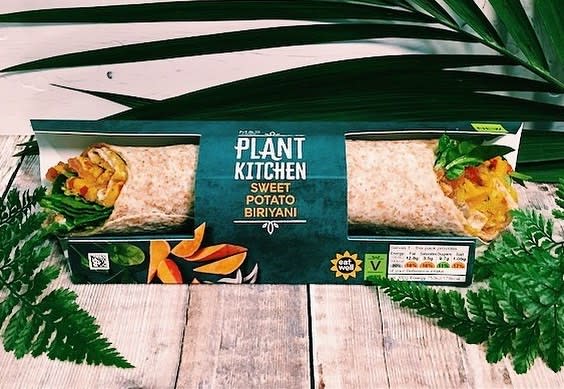 Marks and Spencer has come under fire for its vegan biryani wrap [Photo: Instagram]