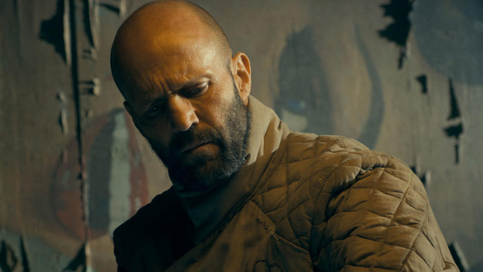 Jason Statham stars as Clay in THE BEEKEEPER.