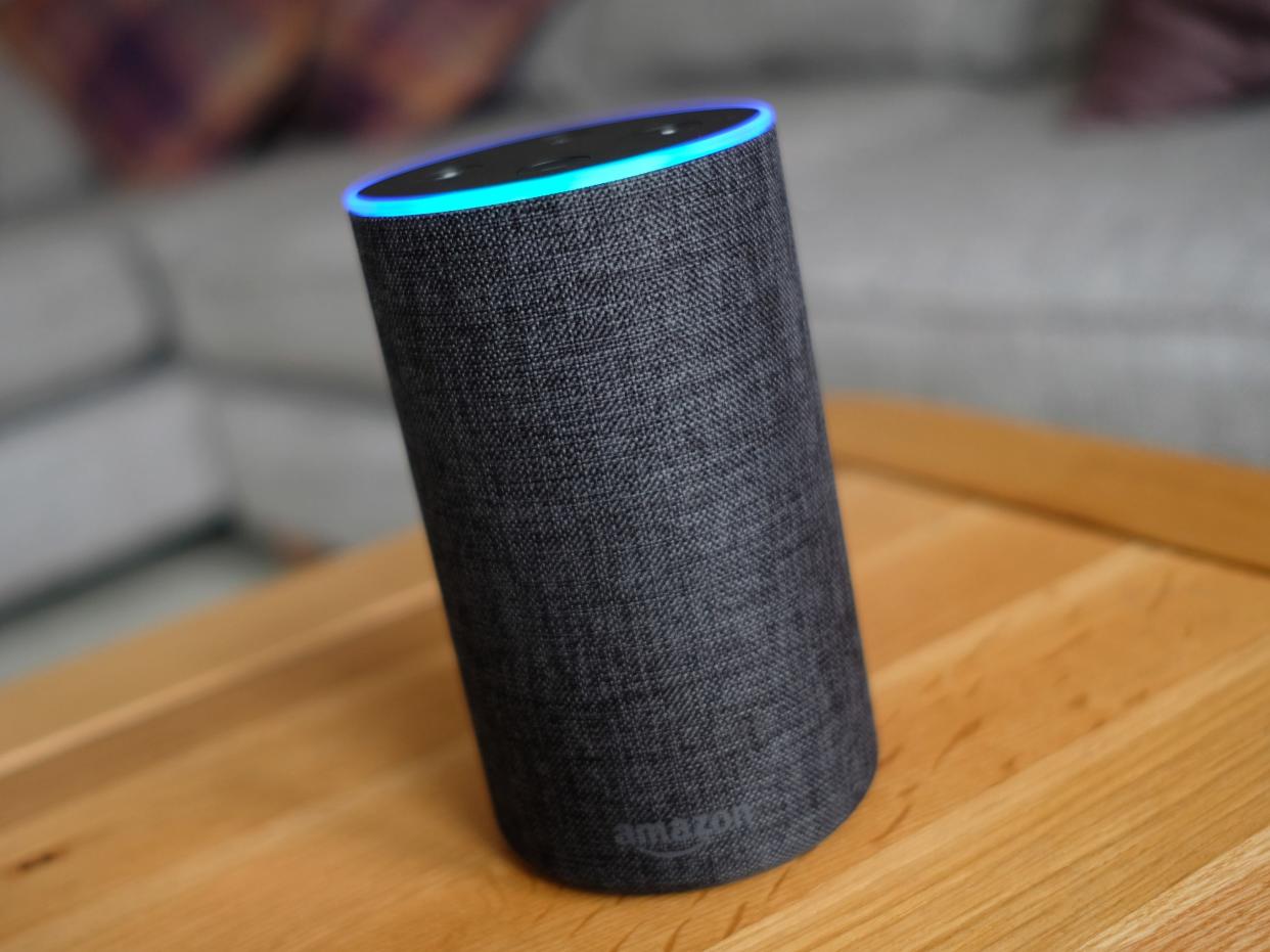 Alexa-enabled Amazon Echo smart speaker