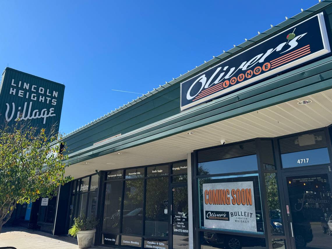 Oliver’s Lounge opens on Tuesday at Lincoln Heights Village, Douglas and Oliver. It will be the 75-year-old center’s first-ever bar.