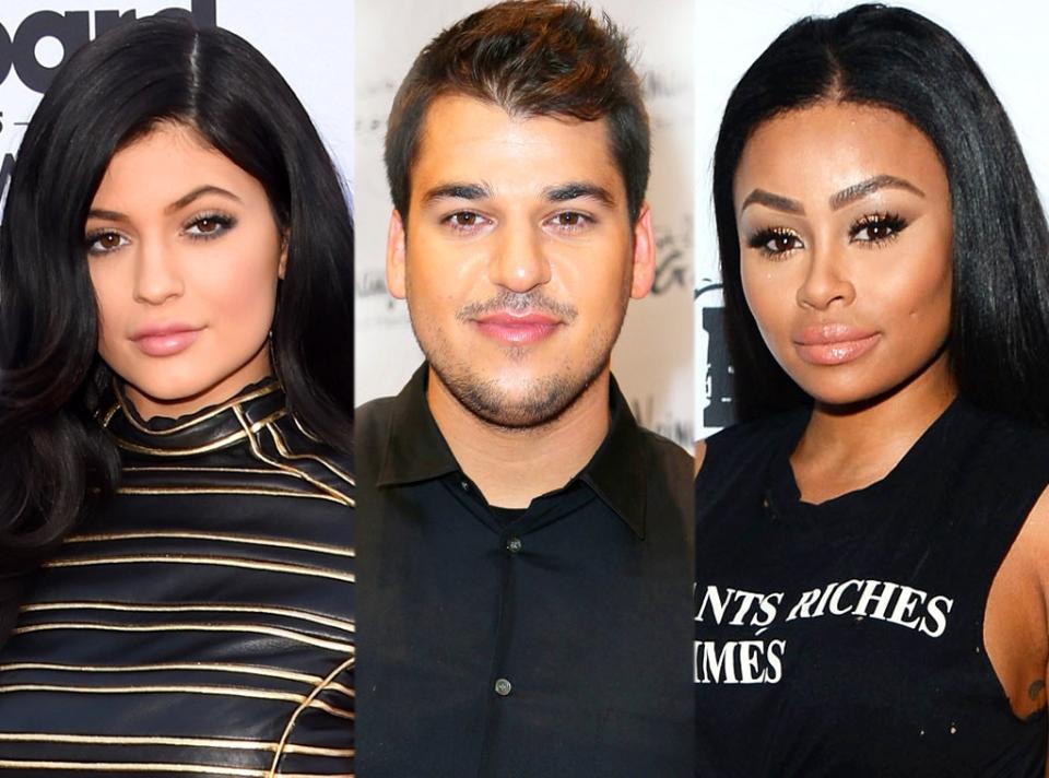 Kylie Jenner, Rob Kardashian, Blac Chyna