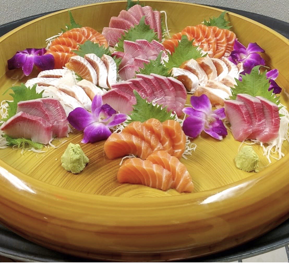 While sushi rolls combine different ingredients like fish, seaweed and rice, sashimi is whole pieces of fish. (Photo: Daisuke Utagawa/Sushiko)