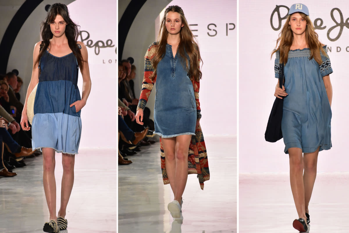 Denimkleider sind wieder Runway-tauglich. (Bilder: Wenn.com)