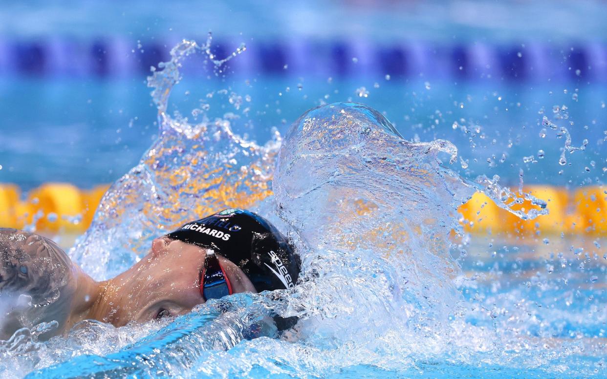 Matt Richards at the British Swimming Championships in London