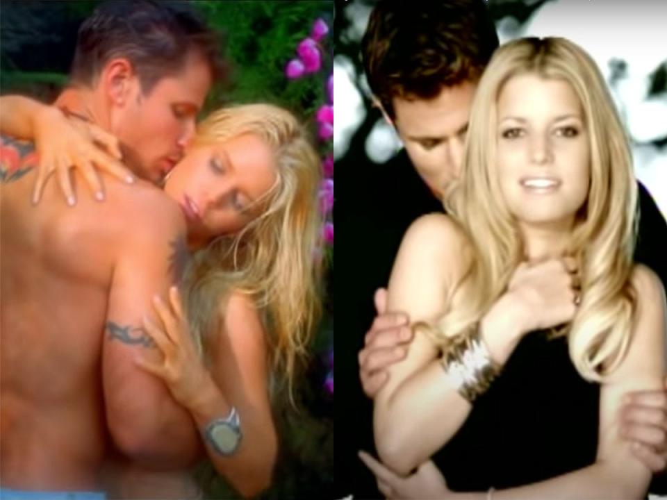 jessica simpson nick lachey where we are sweetest sin music videos