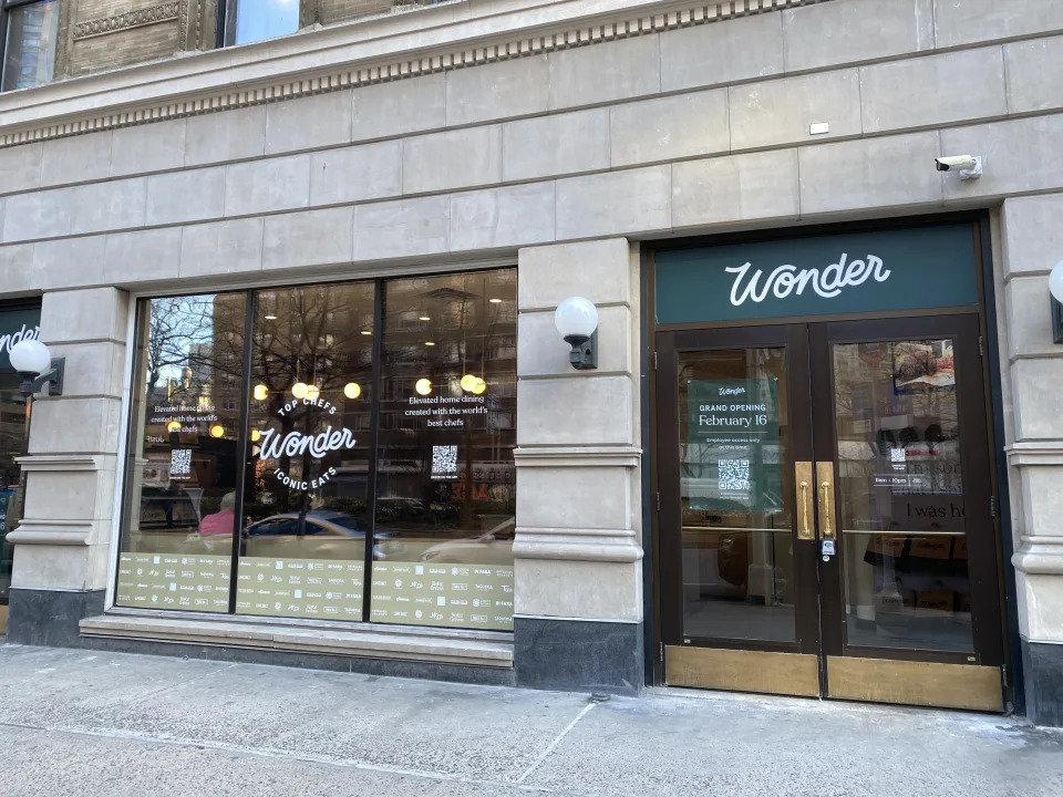 Marc Lore's Wonder startup has started opening its first batch of locations, such as the one shown here in New York City's Upper West Side.