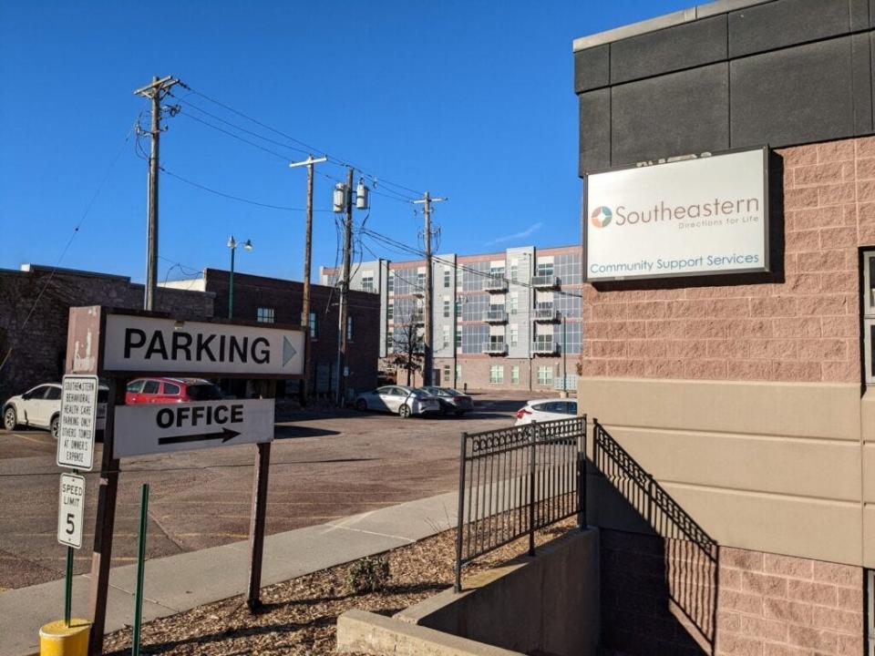 Southeastern Behavioral Health’s downtown Sioux Falls facility, pictured on Nov. 25, 2022. Southeastern is the partner for the mobile crisis team, whose counselors assist law enforcement with certain mental health calls.