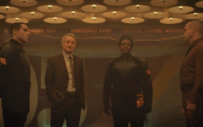 Owen Wilson and Wunmi Mosaku - Marvel Studios