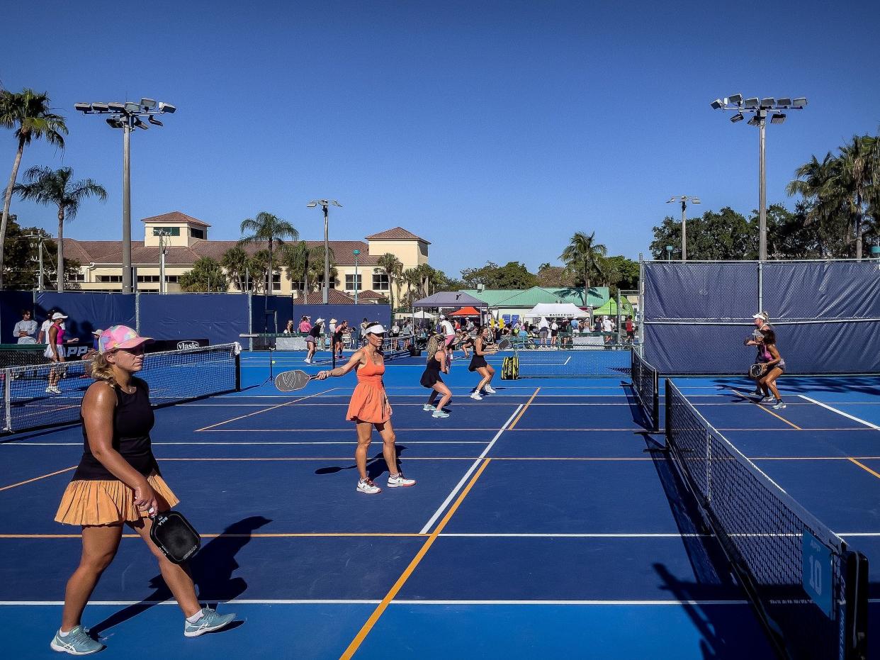 West Palm Beach needs to step up in providing public courts for pickleball, like the one here in Delray Beach.