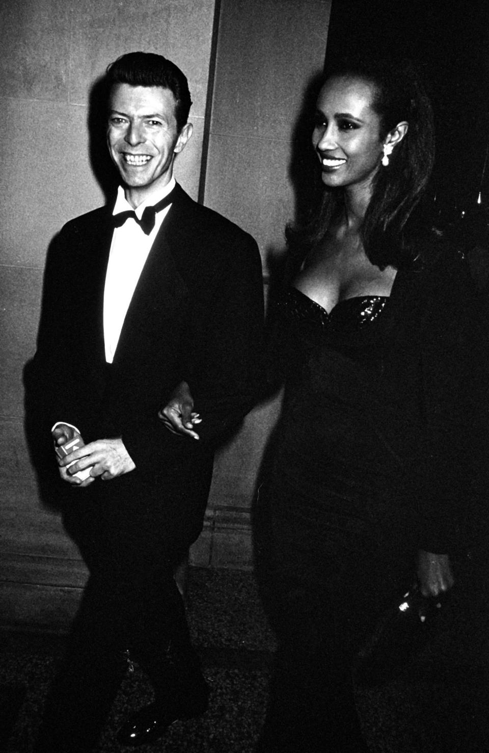 David Bowie and Iman, 1990