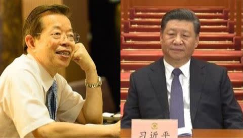中國承認其國產疫苗效力低，駐日代表謝長廷（圖左）12日表示，感恩天佑台灣啊。圖右為中國國家主席。（組合圖）