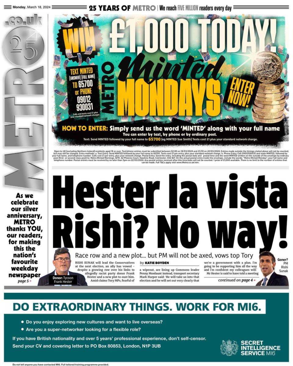 Subway: Hester seeing Rishi?  No way!