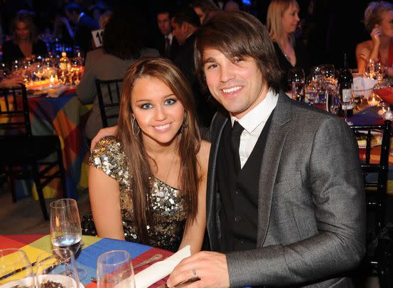 And finally, singer Justin Gaston dated Miley Cyrus when she was only 15 and he was 20. Though Gaston initially denied they were dating, Cyrus confirmed it (though stopped short of confirming they were 
