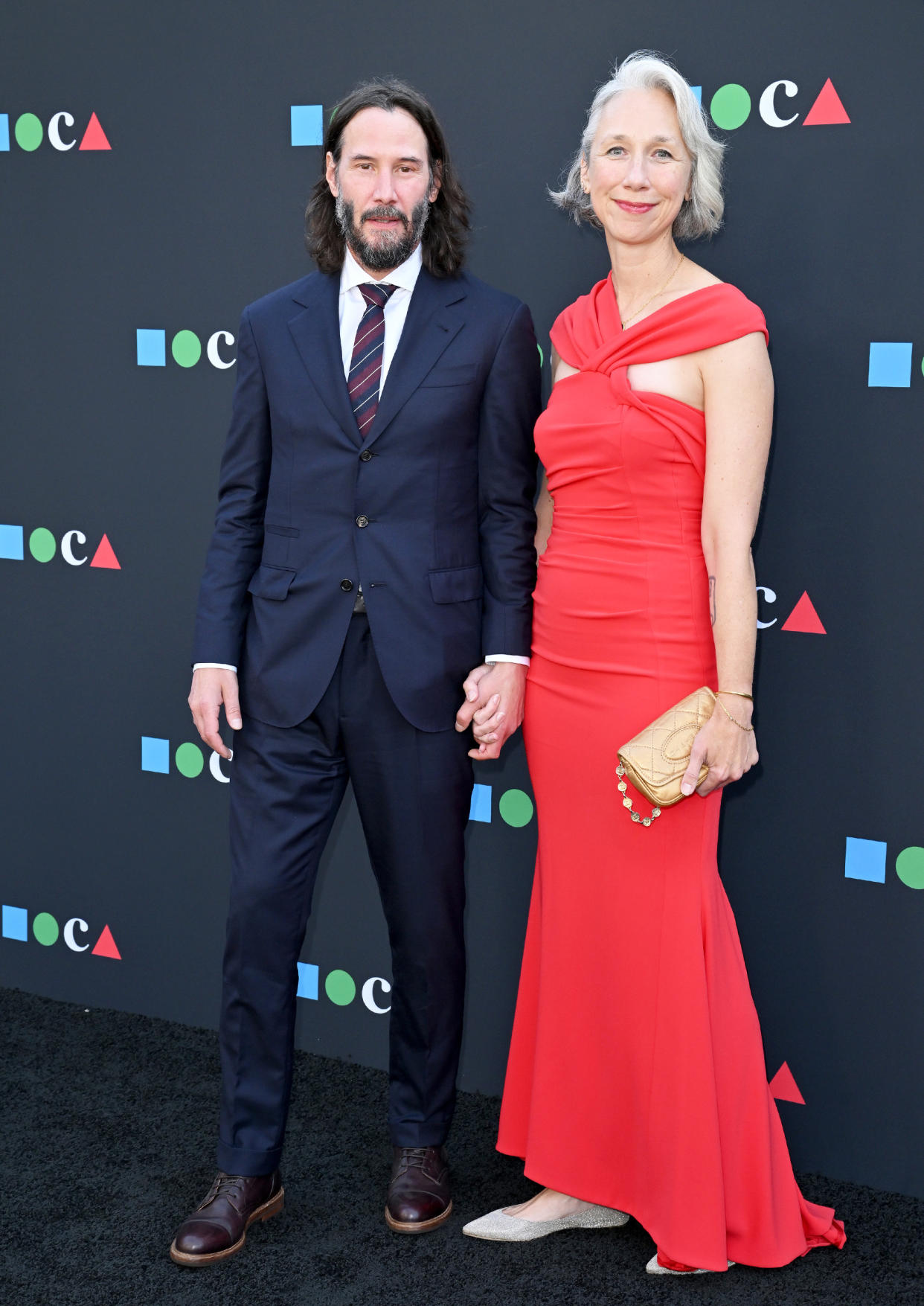 Keanu Reeves and Alexandra Grant (Axelle/Bauer-Griffin / FilmMagic)