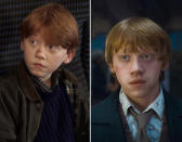 <p>Rupert Grint started out in the "Harry Potter" franchise at the age of 12, playing young wizard Ron Weasley. Since starting film life in "Philosopher's Stone," Rupert has taken on a few film side projects including "Cherrybomb" and "Wild Target." So what's in store for Ron Weasley in "Deathly Hallows?" A loss of faith in Harry's abilities and also the continued romance between Ron and Hermione will keep Ron occupied on screen.</p>