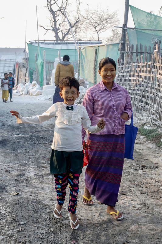 The Wider Image: From statues to toothpaste, the Myanmar village 'blessed' with marble bounty