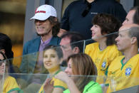<p>Auch Rock-Legende Mick Jagger ließ sich das Traumhalbfinale nicht entgehen.<br>(Bild: Getty Images) </p>