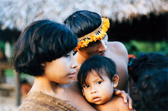 Awá mother and child, Brazil.