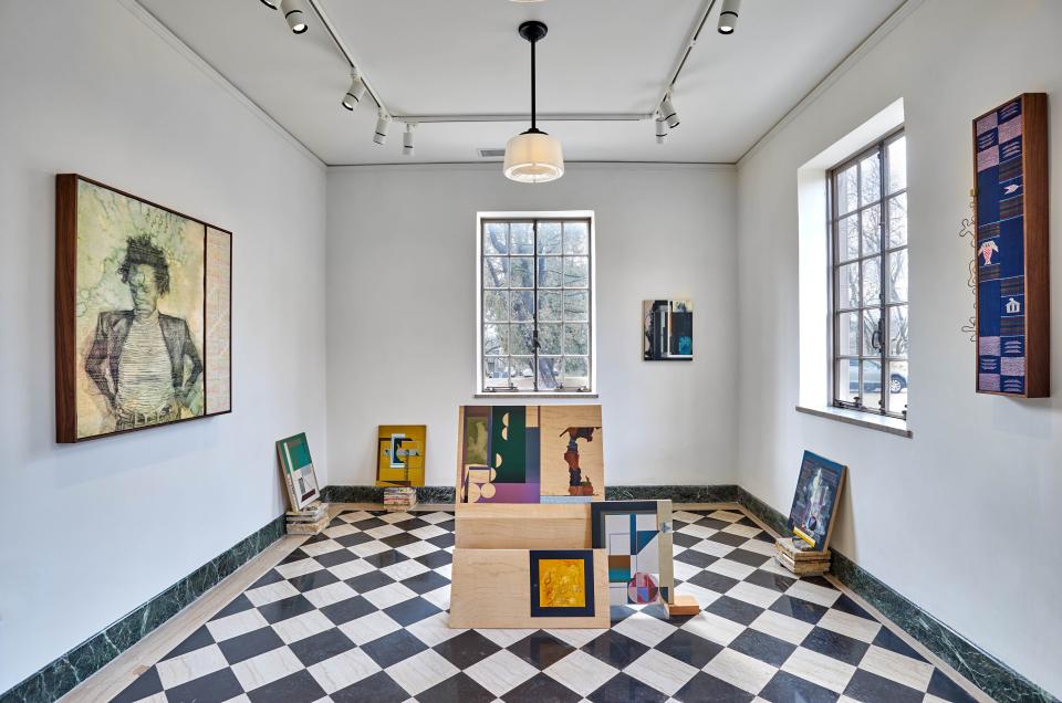 Kenturah Davis and Rubens Ghenov installation is on display at the Candoro Marble Building through May 7, 2023, as part of the Tennessee Triennial: RE-PAIR exhibition.