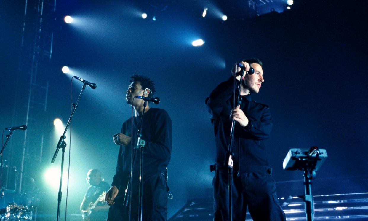 <span>Massive Attack said in a statement that ‘laws smearing civil society and denying LGBTI rights go against everything we stand for’.</span><span>Photograph: Everynight Images/Alamy</span>